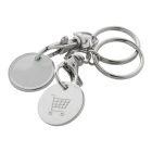 Eurocoin kulcstartós bevásárlókocsi érme