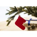 Joulox RPET karácsonyfadísz, Mikulás zokni