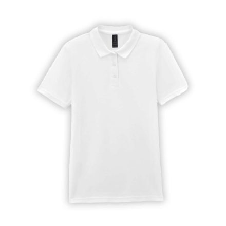 Gildan GIL64800-B3 SOFTSTYLE® LADIES' DOUBLE PIQUÉ POLO WITH 3 COLOUR-MATCHED BUTTONS 2XL