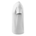 V-neck póló unisex fehér XL