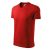 V-neck póló unisex piros S