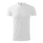 Heavy V-neck póló unisex fehér M