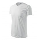Heavy V-neck póló unisex fehér M