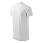 Heavy V-neck póló unisex fehér M