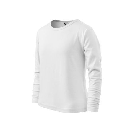 Fit-T LS póló gyerek fehér 134 cm/8 éves