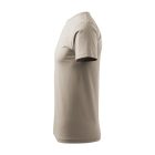 Basic póló férfi drappos szürke 4XL