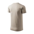 Heavy New póló unisex drappos szürke XS