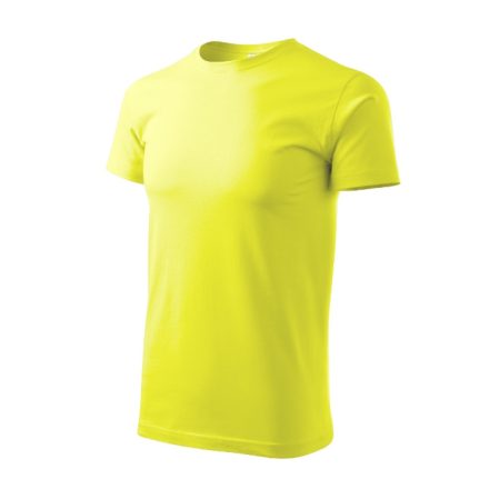 Heavy New póló unisex neon sárga S