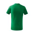 Basic póló gyerek fűzöld 146 cm/10 éves