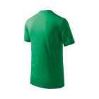 Basic póló gyerek fűzöld 146 cm/10 éves