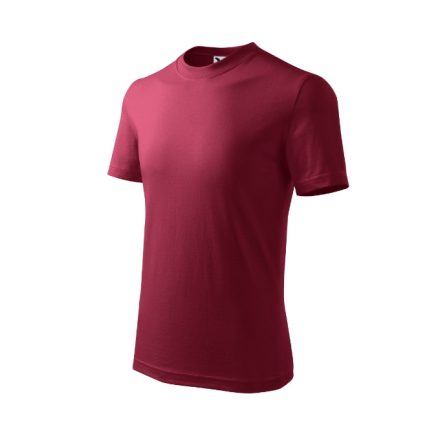 Basic póló gyerek garnet 158 cm/12 éves