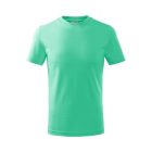 Basic póló gyerek menta 158 cm/12 éves