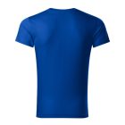 Slim Fit V-neck póló férfi királykék M