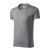 Slim Fit V-neck póló férfi sötétszürke melírozott L