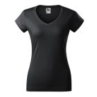 Fit V-neck póló női ébenszürke 2XL