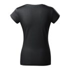 Fit V-neck póló női ébenszürke 2XL