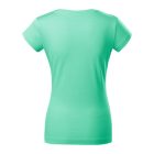Fit V-neck póló női menta M