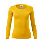 Fit-T LS póló női sárga 2XL