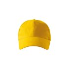6P sapka unisex sárga állitható