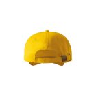 6P sapka unisex sárga állitható