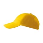 6P sapka unisex sárga állitható