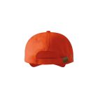 6P sapka unisex narancssárga állitható