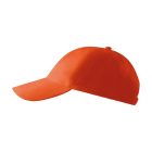 6P sapka unisex narancssárga állitható
