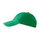 6P sapka unisex fűzöld állitható