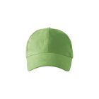 6P sapka unisex borsózöld állitható