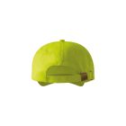 6P sapka unisex lime állitható