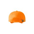 6P sapka unisex mandarinsárga állitható