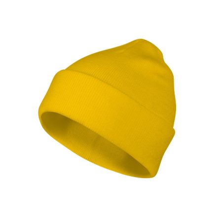 Beanie sapka unisex sárga uni