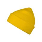 Beanie sapka unisex sárga uni