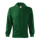 Trendy Zipper felső férfi üvegzöld 3XL