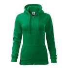 Trendy Zipper felső női fűzöld M