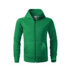 Trendy Zipper felső gyerek fűzöld 158 cm/12 éves