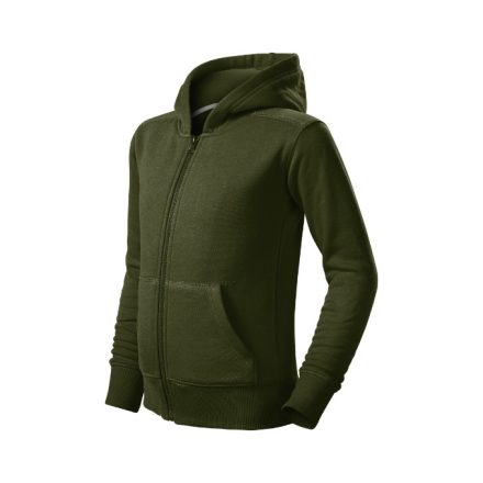 Trendy Zipper felső gyerek military 146 cm/10 éves