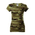 Camo Pure póló női zöld terepszín S