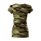 Camo Pure póló női zöld terepszín S