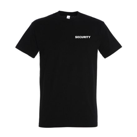 Fekete Sceurity feliratú póló