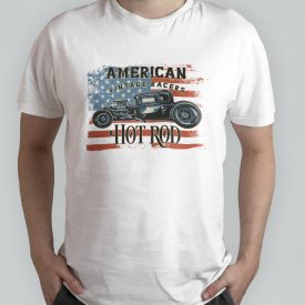 Amerikai, hotrod autós póló