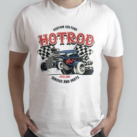 Amerikai, hotrod autós póló